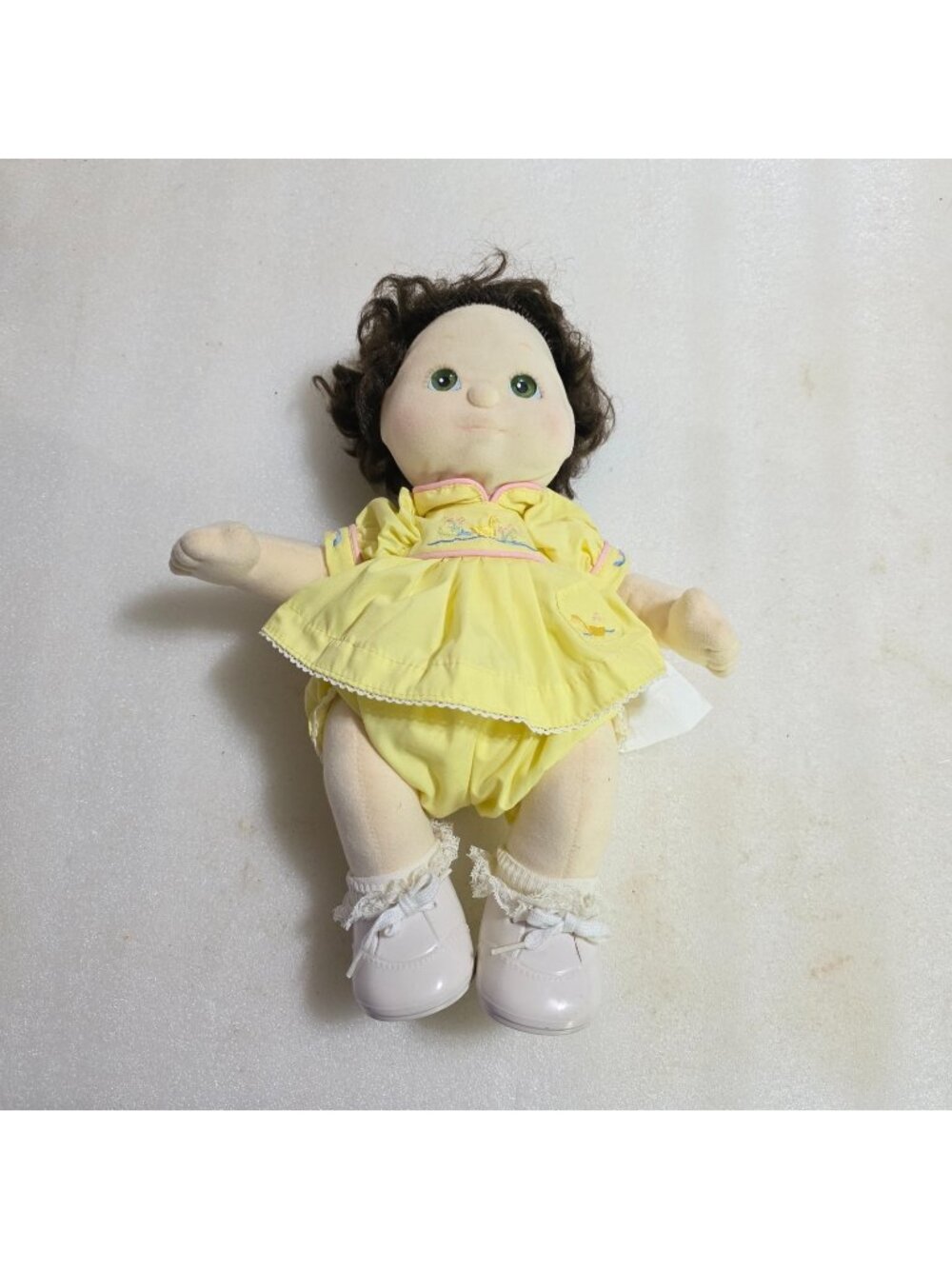 My Child Vintage 1985 Doll Mattel Duck Outfit Shoes Brown Hair Green Eyes 14"